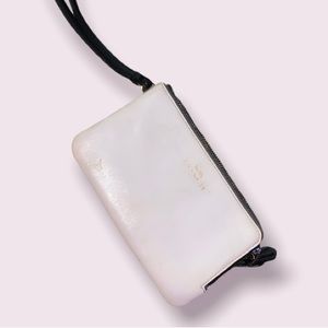 doubled sided monogram coach wallet